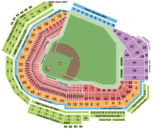 Harvard Stadium Seating Chart